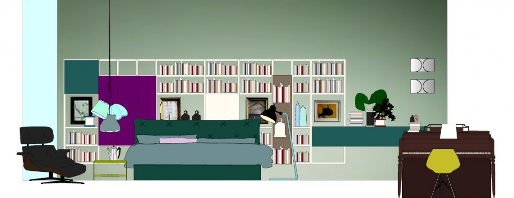 pianca stand salone mobile milano 2012 bedroom